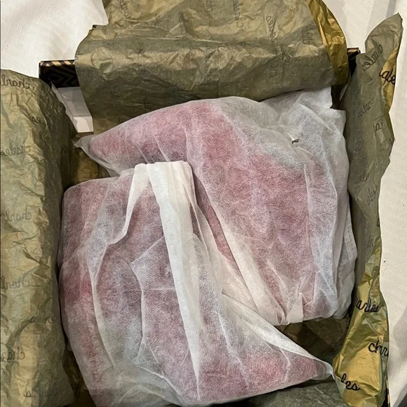 Charles by Charles Davis Scarlet Suede Heeled Boots - Picture 8 of 8